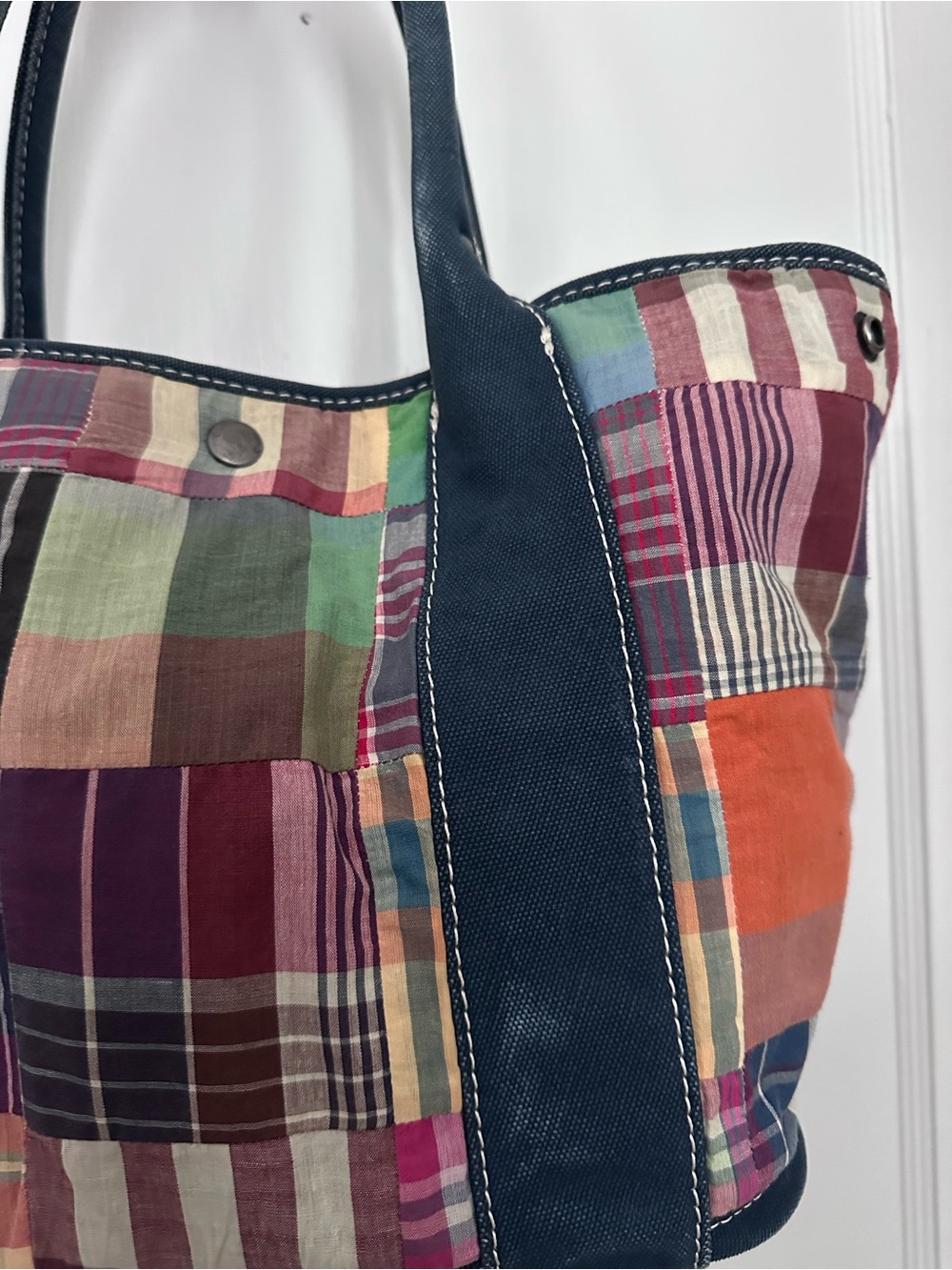 HANDBAGS/ACCESSORIES ▪️ JCREW PATCHWORK TOTE Y2K